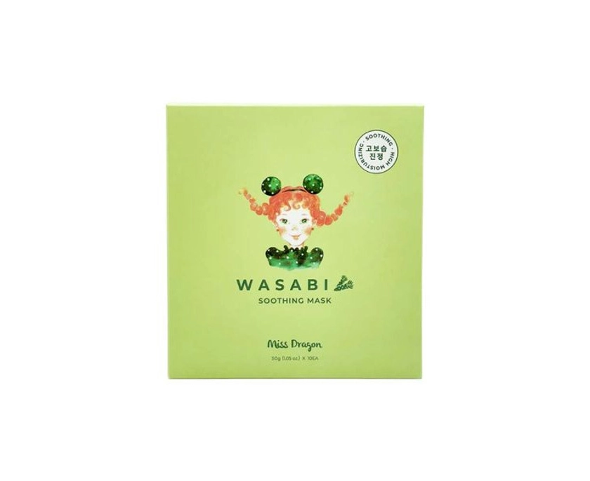 Miss Dragon Wasabi Soothing Mask (10 PCS) 30 grm