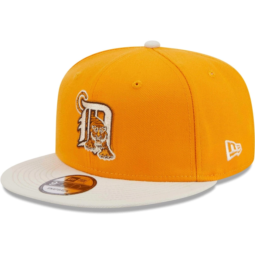 Men's Detroit Tigers New Era Gold Tiramisu 9FIFTY Snapback Hat