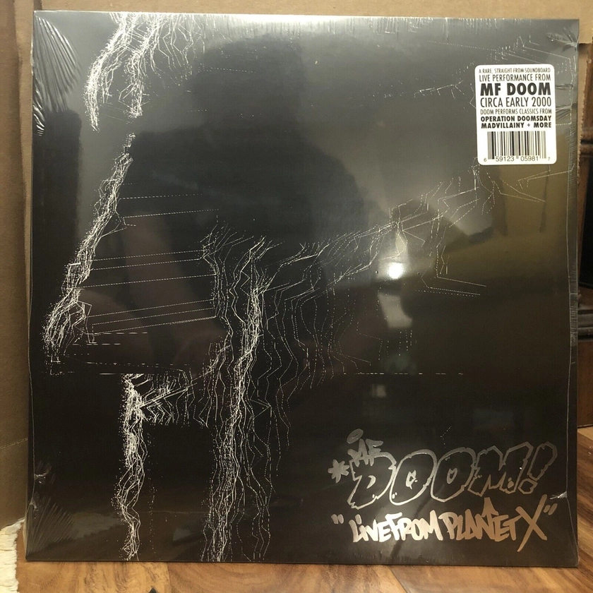 MF DOOM - Live From Planet X Limited Black Color Vinyl LP Zev Love X