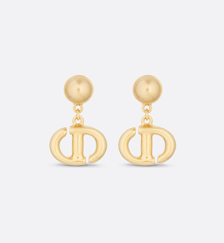 CD Navy Earrings Gold-finish metal | DIOR