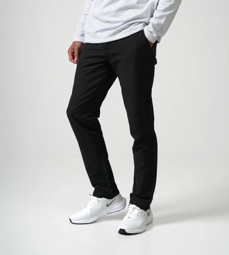 Men's Thermal Winter Trouser in Black | Golf Pants | Druids