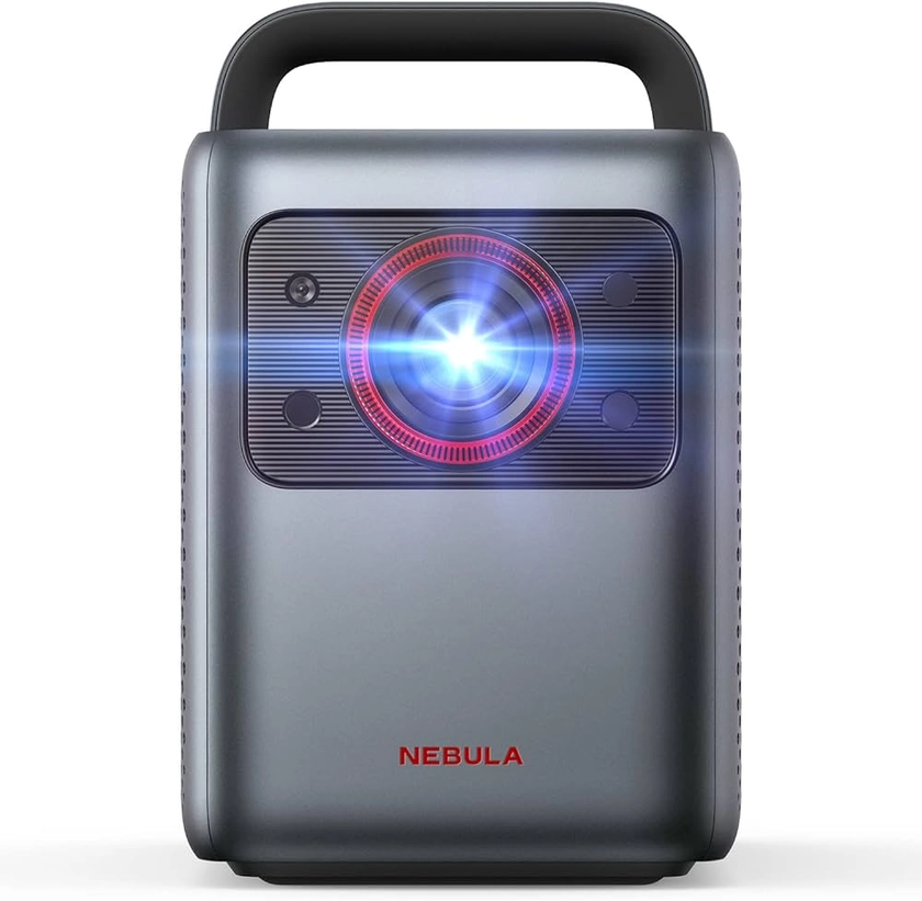 Nebula Cosmos Laser Videoprojecteur 4K, Correction du Trapèze sans Grille, Dolby Audio, Visionnage de Films avec Android TV 10.0, Projecteur Video Idéal pour Les Fêtes