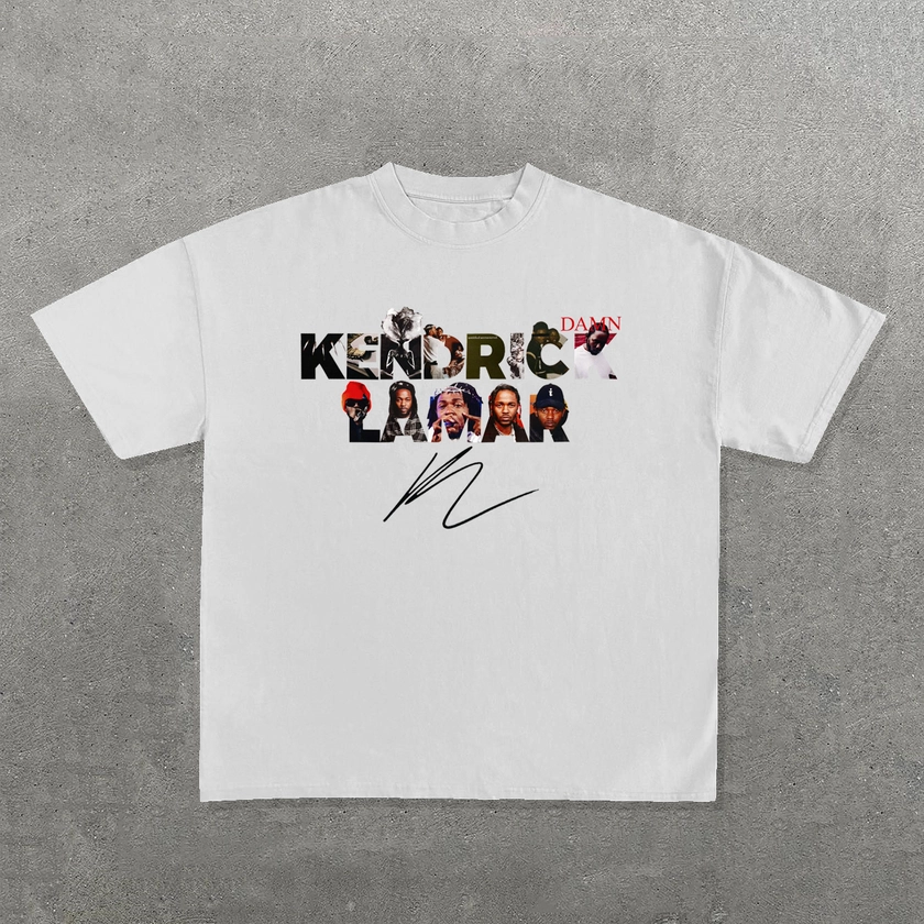 Kendrick Lamar Album Print Short Sleeve T-Shirt