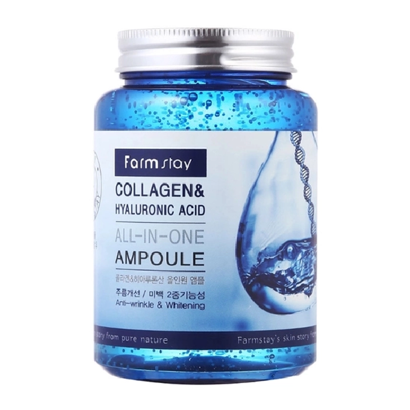 Shop Farm Stay - Collagen&Hyaluronic Acid All-In One Ampoule - 250ml  | STYLEVANA