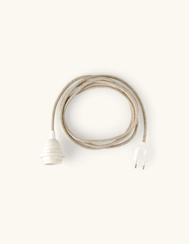 Lampe Baladeuse Blanche | Creative-Cables | Søstrene Grene