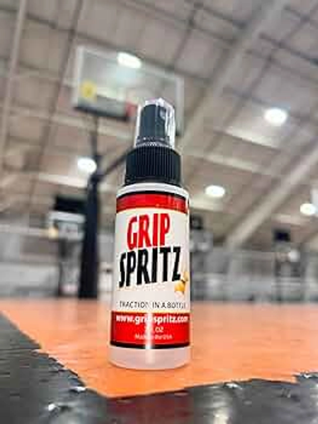 Grip Spritz - Basketball Shoe Grip Spray - Improve Sole Traction & Court Grip - Rejuvenate & Elongate Sneaker Life - Anti Slip Grip & Performance Enhancer