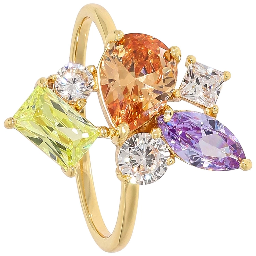 Bague - Colorful Zirkonia | 18 | 362533505.2