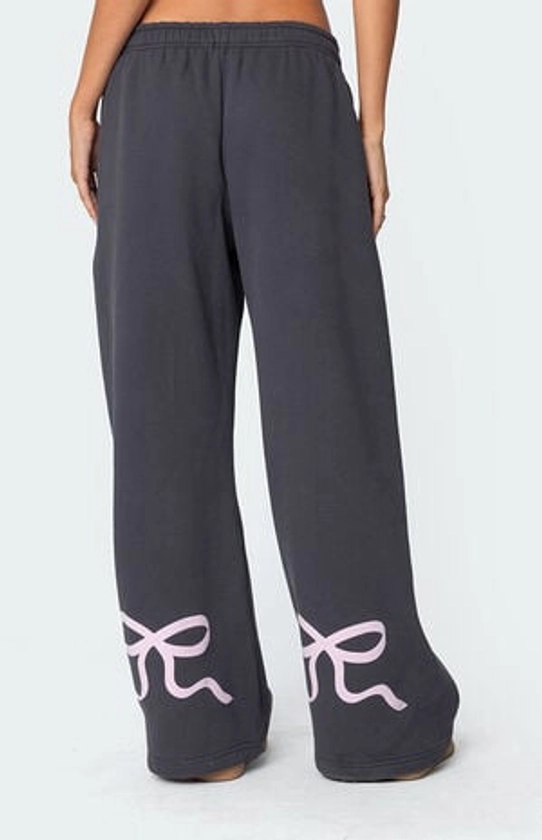 Edikted Bonney Bow Detail Sweatpants | PacSun