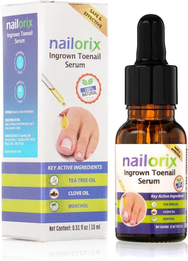 Buy Nailorix Ingrown Toenail Serum for Pain relief and Softening of Ingrown Toe Nail (Net 15 ml) Online at Low Prices in India - Amazon.in