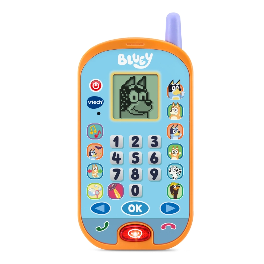 VTech Bluey Ring Ring Phone Toy Phones Baby and Toddler Toys