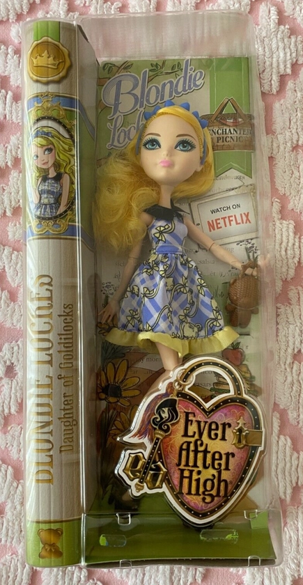 2014 EVER AFTER HIGH BLONDIE LOCKES ENCHANTED PICNIC DOLL MATTEL #CLD86 RETIRED