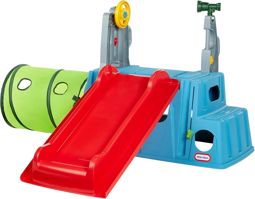 little tikes Easy Store Slide & Explore, Indoor Outdoor Climber Playset for Toddlers Kids Ages 1-3 Years