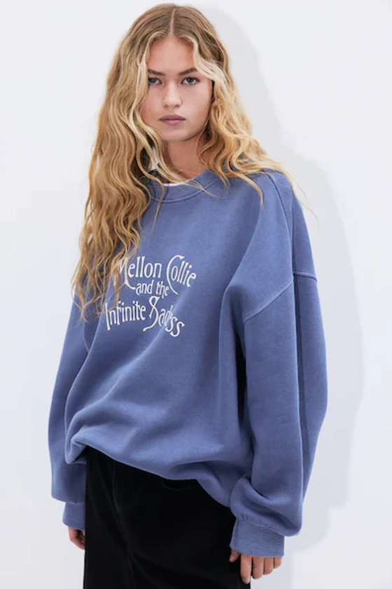 Oversized Sweatshirt mit Print