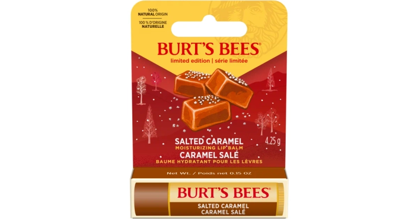 Burt’s Bees Festive Salted Caramel drėkinamasis lūpų balzamas | notino.lt