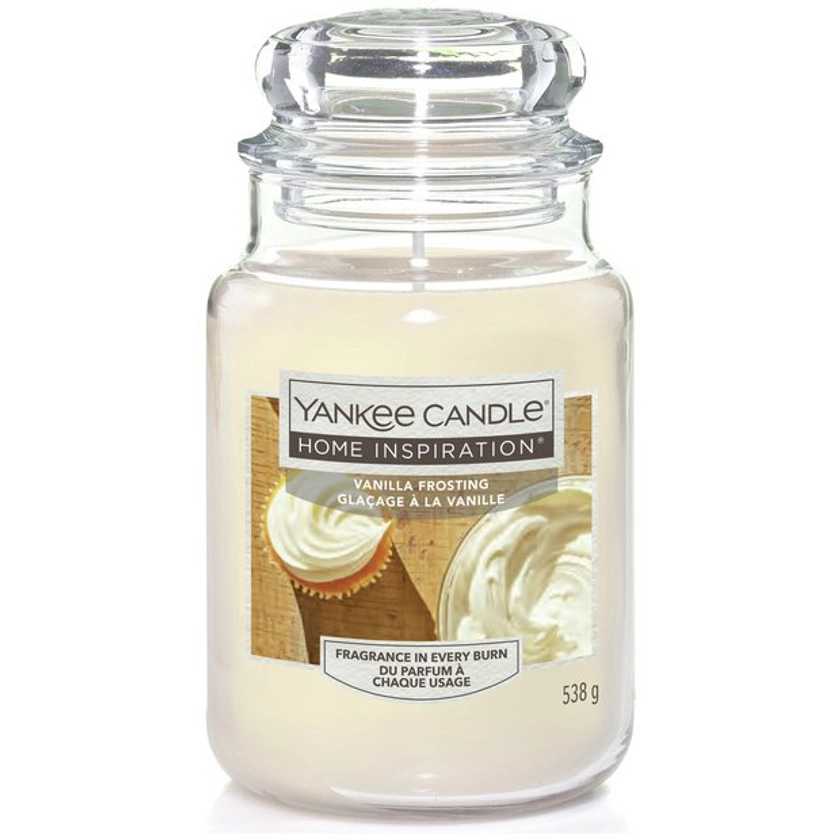 Buy Yankee Home Inspiration Large Jar Candle - Vanilla Frosting | Candles | Argos