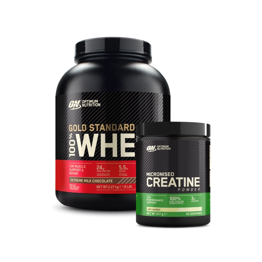 Gold Standard Whey and Creatine Stack | Optimum Nutrition UK