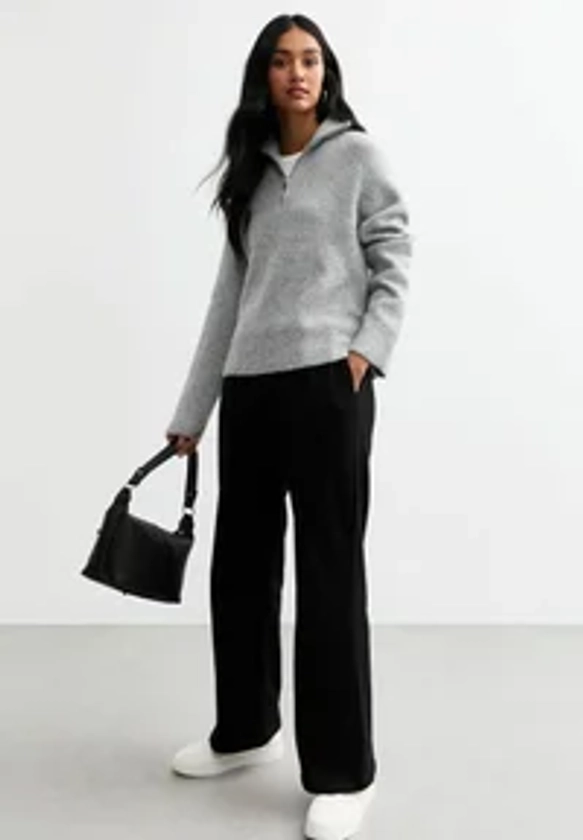 New Look HALF ZIP - Trui - grey/grijs - Zalando.be