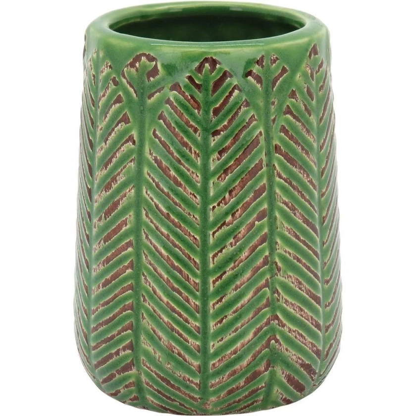 Crispin Vaso 9X6X6Cm Cerâmica Verde