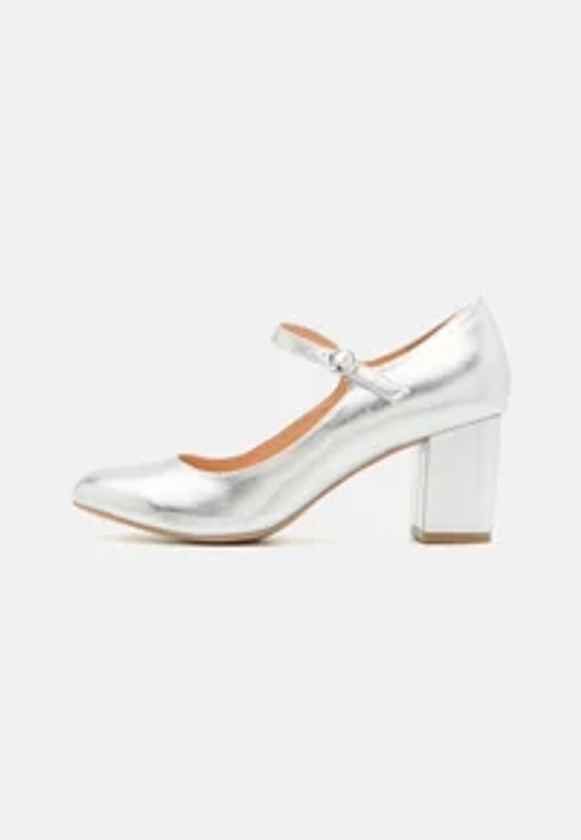 Anna Field Escarpins - silver/argenté - ZALANDO.FR