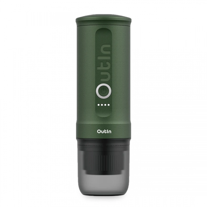 Outin Nano Portable Espresso Machine - Forest Green | Kofio.cz