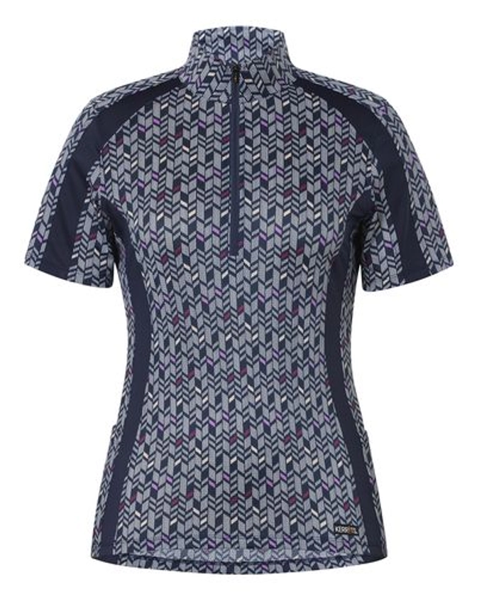 Kerrits® Ladies’ IceFil® Cool Alignment Short Sleeve Print Shirt | Dover Saddlery