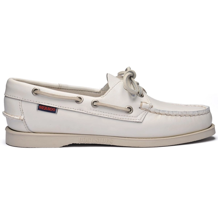 Chaussures Bateaux Docksides Femme Cuir Blanc | Sebago