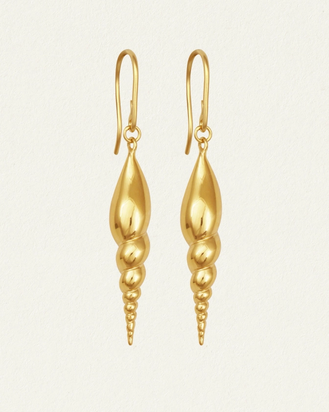 Spire Earrings Gold Vermeil