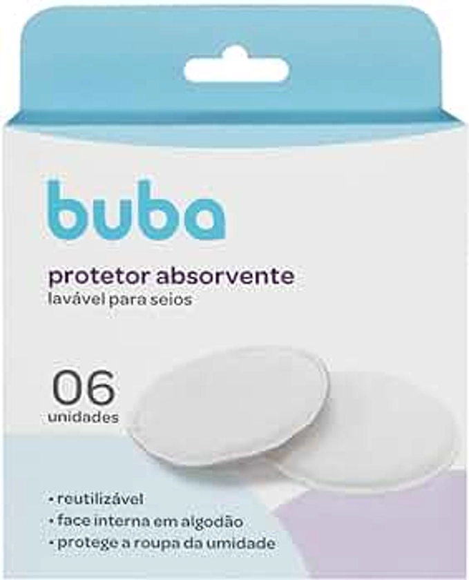 Buba Kit Protetores Absorventes P/Seios Lavaveis Buba Branco | Amazon.com.br