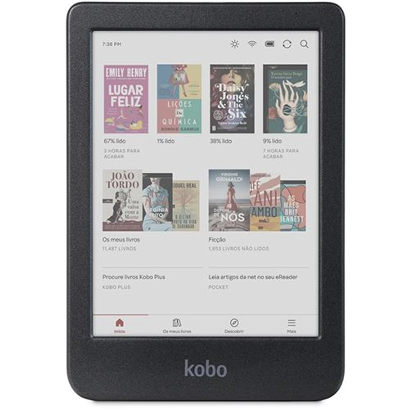 Ereader Kobo Clara Colour - Preto