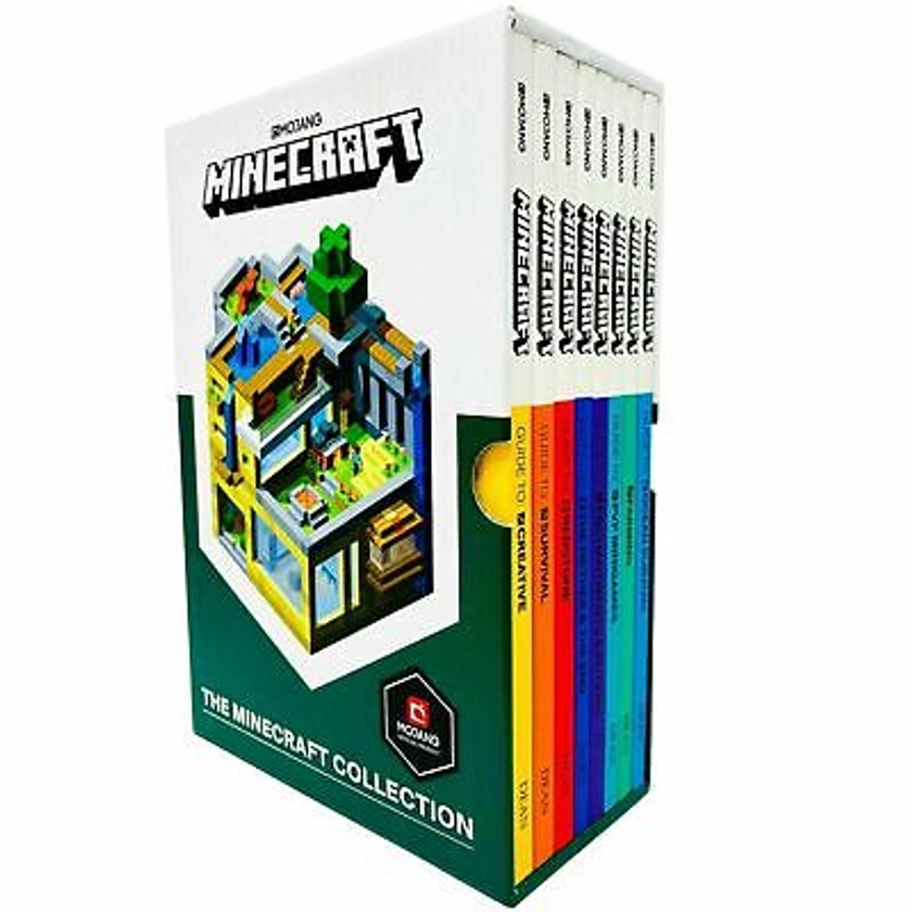 The Official Minecraft Guide Collection 8 Books Box Set By Mojang NEW Pack | eBay