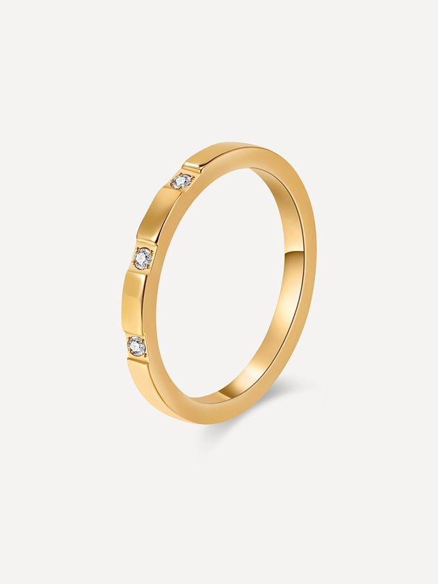 Delicate Glow Ring Gold