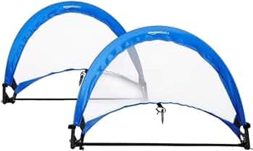 Amazon Basics Portable Pop Up Soccer Goal Set