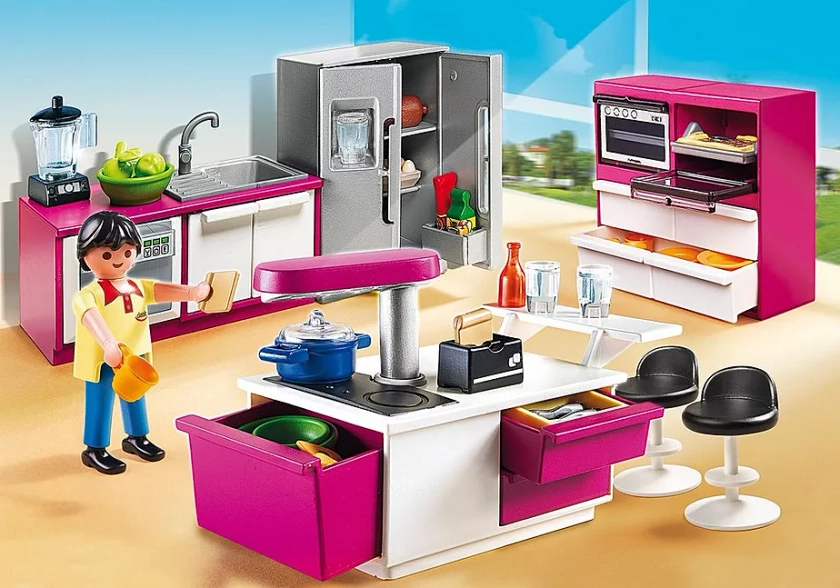 Cuisine avec îlot - 5582 | PLAYMOBIL®