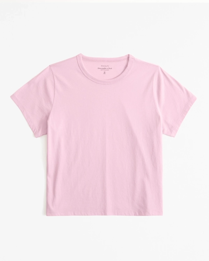 Women's Essential Polished Body-Skimming Tee | Women's Tops | Abercrombie.com