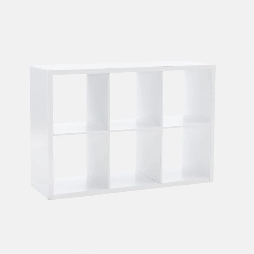 Dormify 6 Cube Storage Unit | Dorm Essentials - White - Dormify