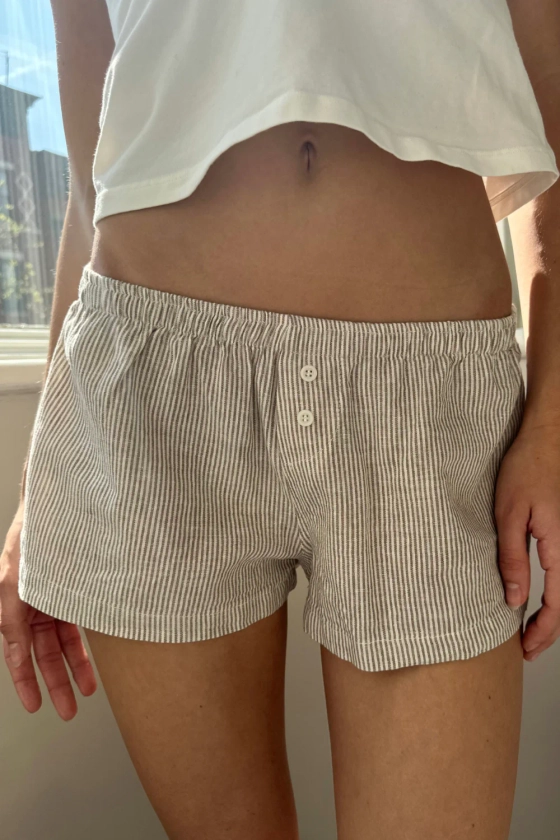 Keira Striped Pajama Shorts