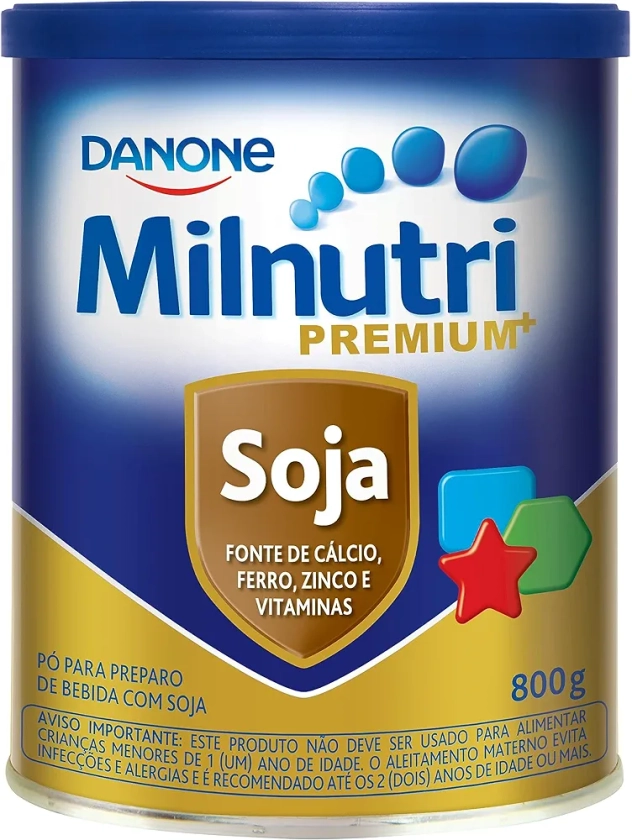 Danone Nutricia Milnutri Premium Soja - Composto Lácteo, 1-2 anos, 800g : Amazon.com.br: Alimentos e Bebidas