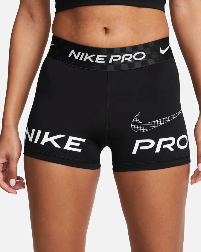 Nike Pro Dri-FIT Women's Mid-Rise 8cm (approx.) Graphic Training Shorts. Nike UK