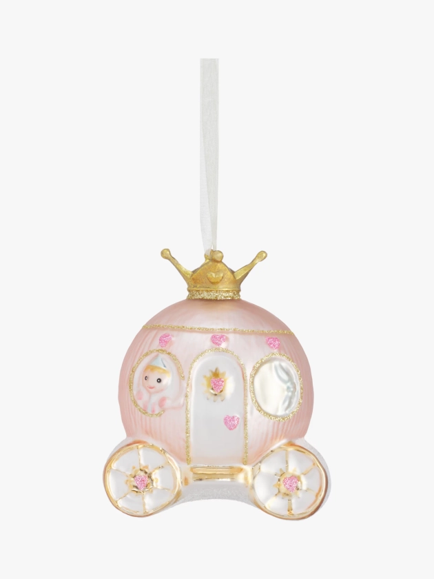 John Lewis Winter Fairytale Princess Carriage Bauble