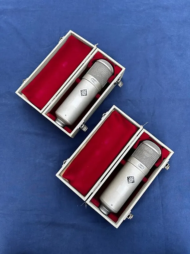 Neumann Microphones Telefunken U47 Matching Pair #5458 & #5459 | Reverb Estonia