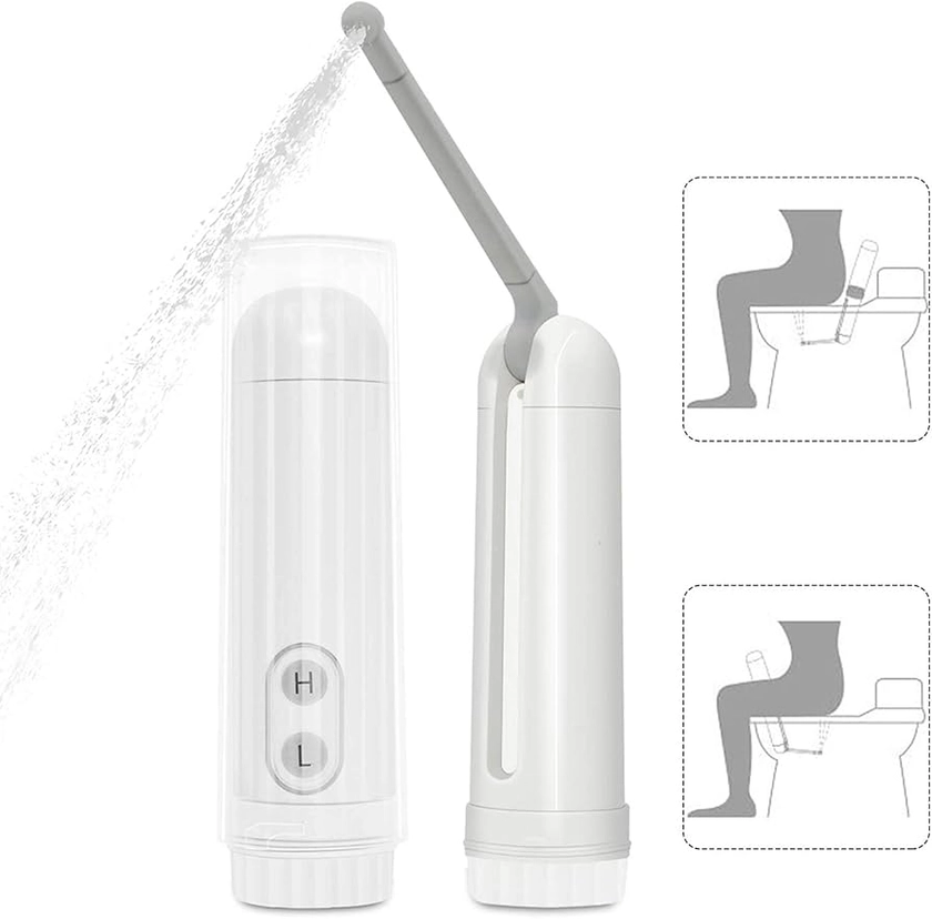 Portable Travel Bidet, YAMI IPX6 Waterproof Electric Bidet Sprayer with Automatic Decompression Film and Nozzle 180 Degree Adjustment for Baby Wash, Personal Care, Disability, Traveling (140ml) : Amazon.co.uk: DIY & Tools