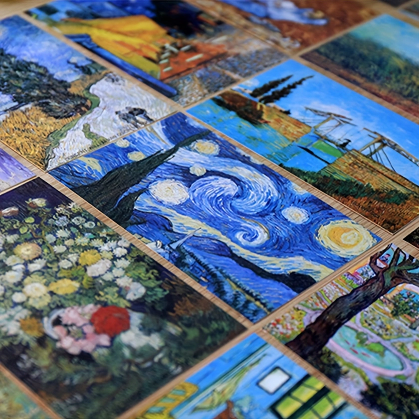 30 Stück Van Gogh Sternenhimmel Ölgemälde - Temu Austria