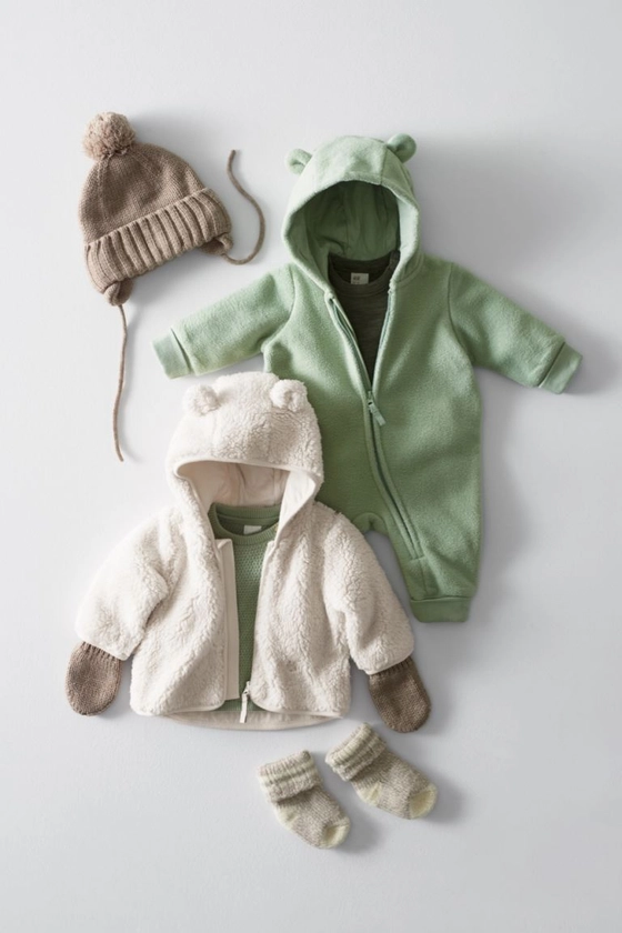 Ensemble 2 pièces en polaire - Écru - ENFANT | H&M FR