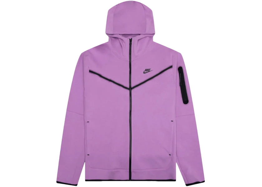 Nike Sportswear Tech Fleece Full-Zip Hoodie Violet Shock/Black