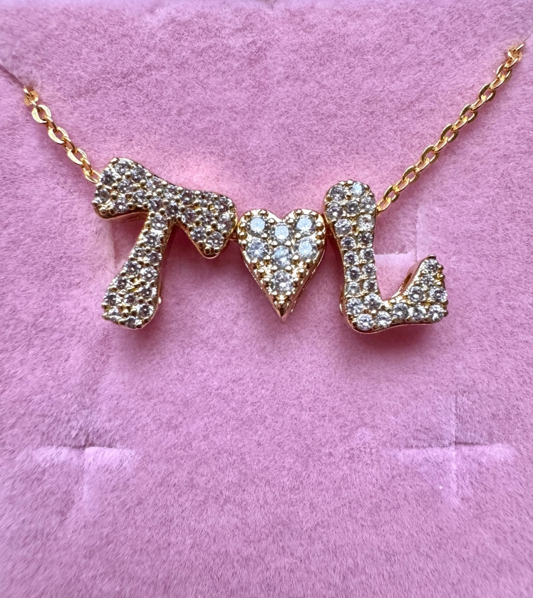 BUILD YOUR MICROPAVE INITIAL NECKLACE