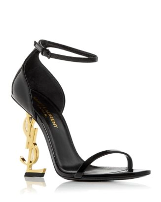Saint Laurent Opyum Sandals in Patent Leather Shoes - Bloomingdale's