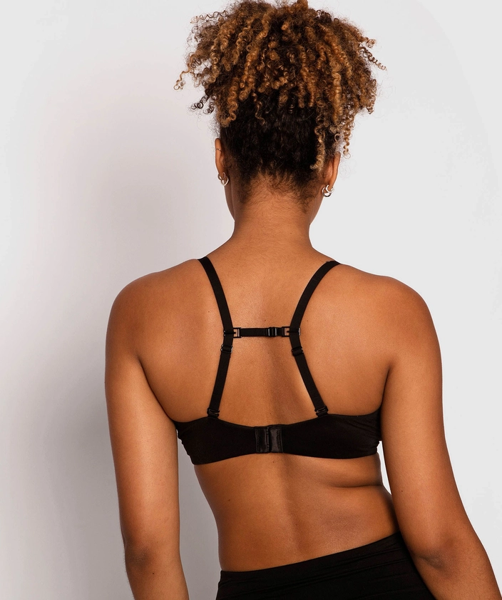 The Racer Back Bra Strap Converters - Black/Nude