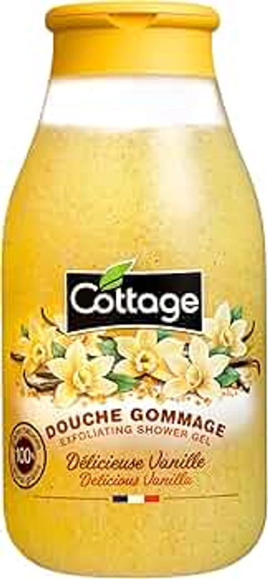 Cottage Douche Gommage Délicieuse Vanille Grains Exfoliants 100% Naturels, 1 Unité