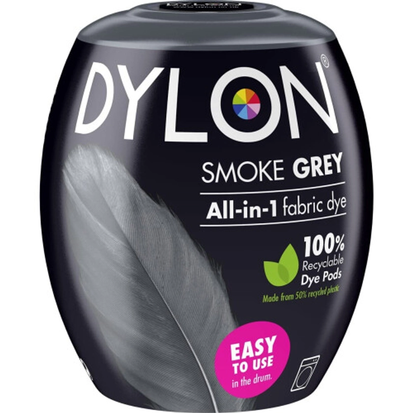 Dylon Washing Machine Fabric Dye Pod for Clothes & Soft Furnishings 350g Smoke Grey on OnBuy