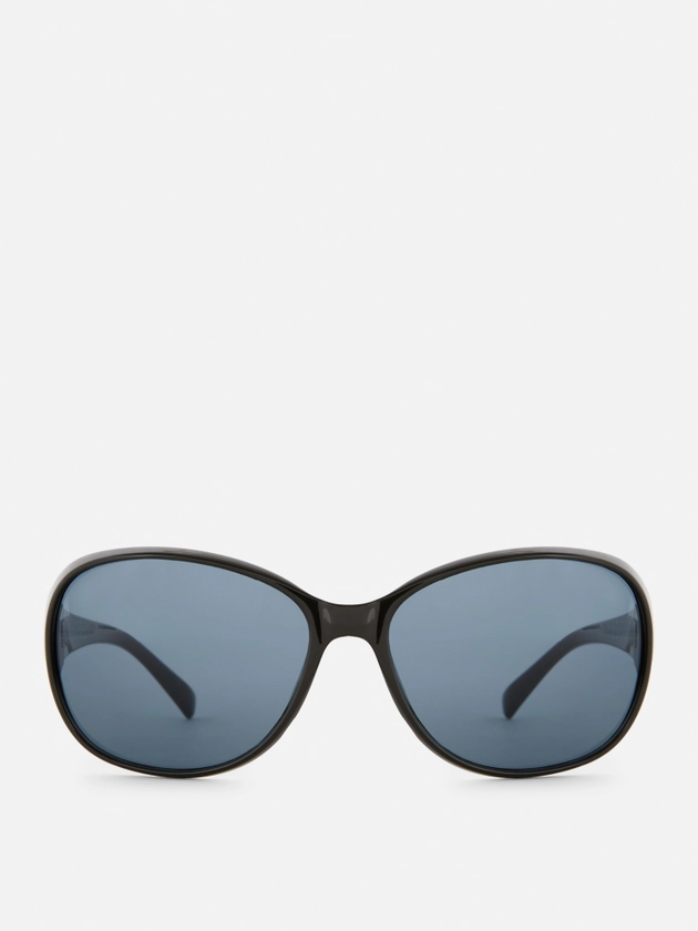 Gradient Lens Oval Sunglasses